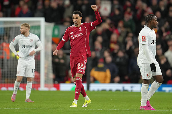 足总杯:索博斯洛伊世界波 利物浦4-1巴恩斯利晋级